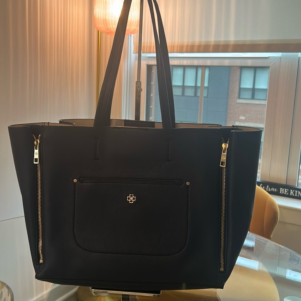 Ann Taylor Navy Blue Work Tote